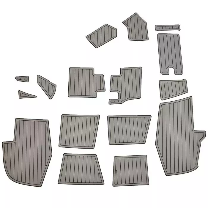 Sea Ray Boat Fixed Platform Mats 2280630 | SLX 350 Gray (Kit)