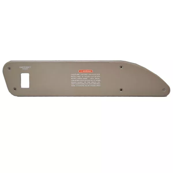 Sea Ray Boat Panel Blank 2025660 | Emergency Start 16 1/2 x 3 1/2 Inch