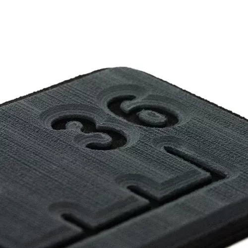 SeaDek 53583-80067 36 Routed Ruler – 6mm – Brushed Texture – Dark Grey/Black