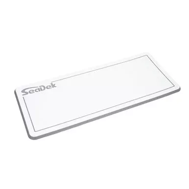 SeaDek Large Helm Pad – White/Storm Grey w/SeaDek Logo