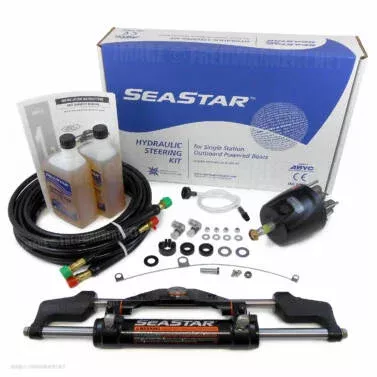 SeaStar HK6400A-3 18ft Hydraulic Outboard Steering HO5118 HK6318A-3 Kit Teleflex