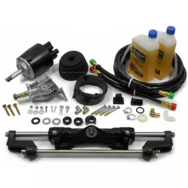 SeaStar HK6400TS-3 Tilt Hydraulic Steering Kit w/ 22ft Hose HO5122 Outboard Boat