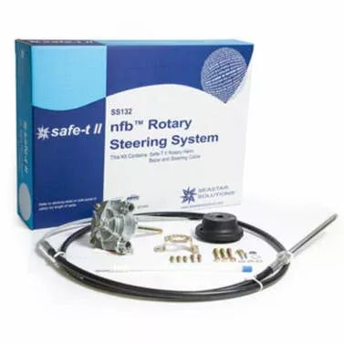 SeaStar SS13217 NFB Safe-T II Rotary 17ft Outboard Steering Kit Teleflex Marine