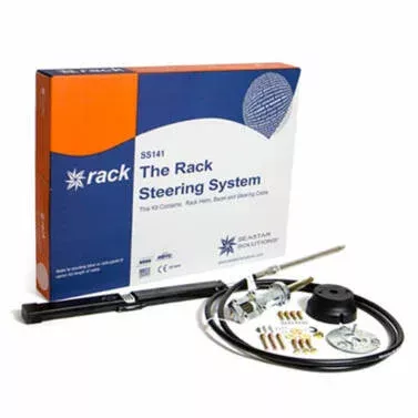 SeaStar SS14118 Rack & Pinion 18ft Outboard Steering Kit Teleflex Marine
