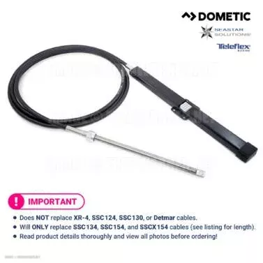 SeaStar SSCX15421 Xtreme Rack & Pinion 21ft Boat Steering Cable Teleflex Marine