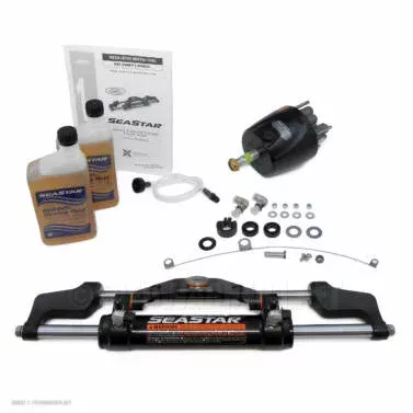 SeaStar Steering Kit w/ HC5348-3 Cylinder HH5271-3 Helm Outboard Steering