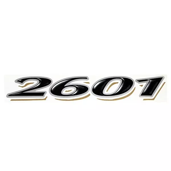 SeaSwirl Boat Decal 8626-0376-DECALSS-00 | 2601 Black Silver Sticker
