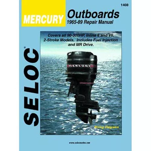 Seloc Service Manual Mercury Outboard 1965 – 1989 90-300HP