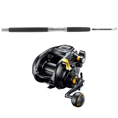 Shimano BeastMaster 9000B Kite Rod & Reel Combo w/ Silver Hook TDSKITE