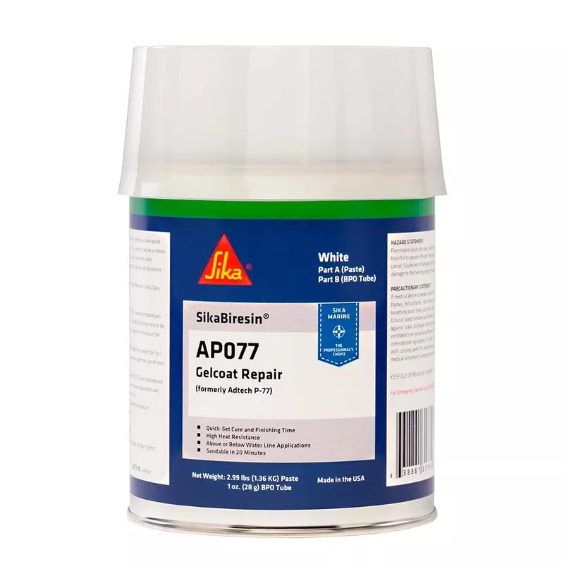Sika SikaBiresin AP077 Polyester Fairing Compound Above/Below Waterline – Quart