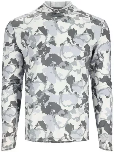 Simms Men’s SolarFlex Hoody – Regiment Camo Cinder – Medium