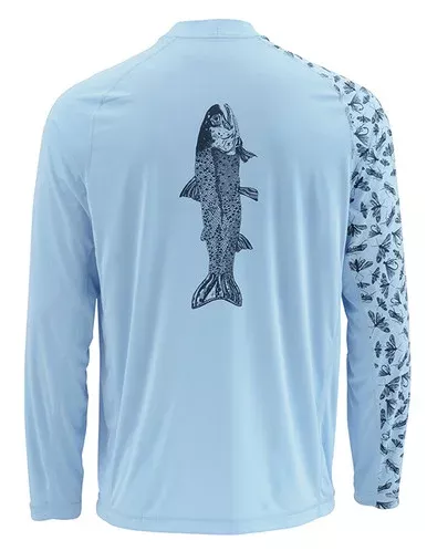 Simms Solarflex Long Sleeve Crewneck Artist Series – Cutty – Large