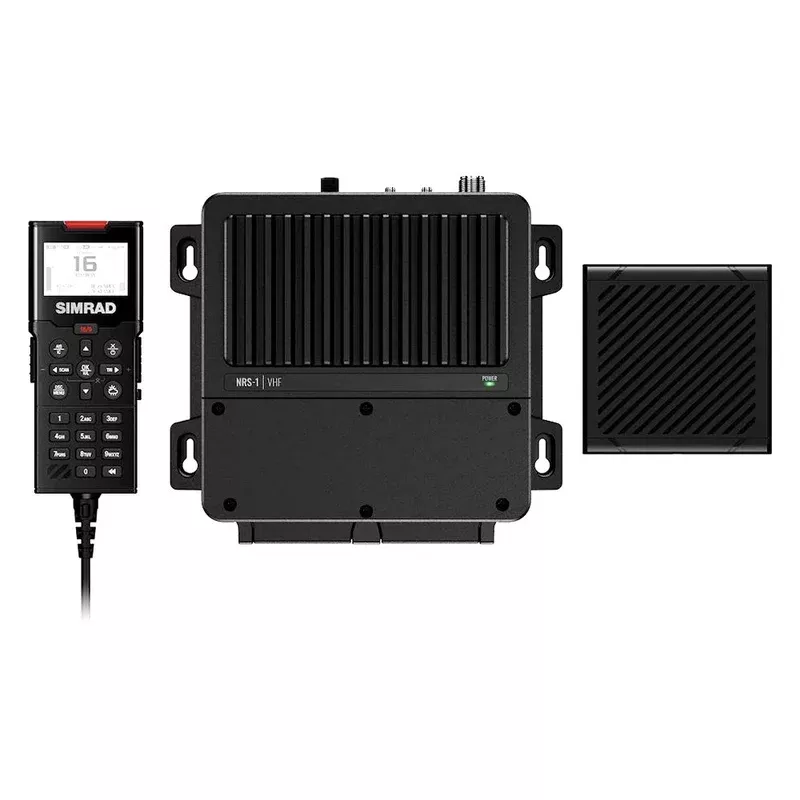 Simrad RS100 VHF Black Box Radio w/ Handset & Speaker (000-15643-001)