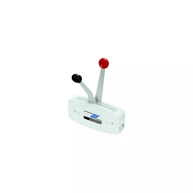 Single Function Dual Lever Side Mount Control, White