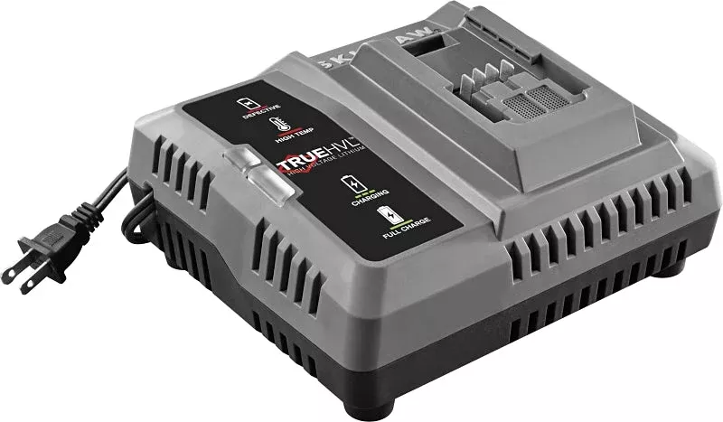 Skilsaw TRUEHVL SPTH14 Quick-Charger, 120 V Input, 1 hr Charge, Batter