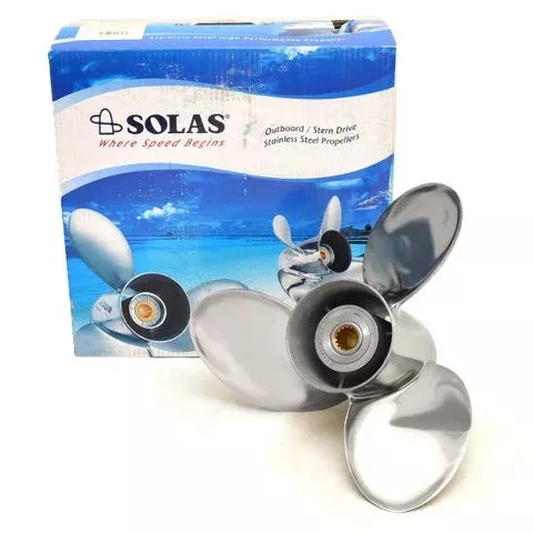 Solas Lexor Boat Propeller 2572-150-21 | Evinrude Johnson LH 15 x 21 P