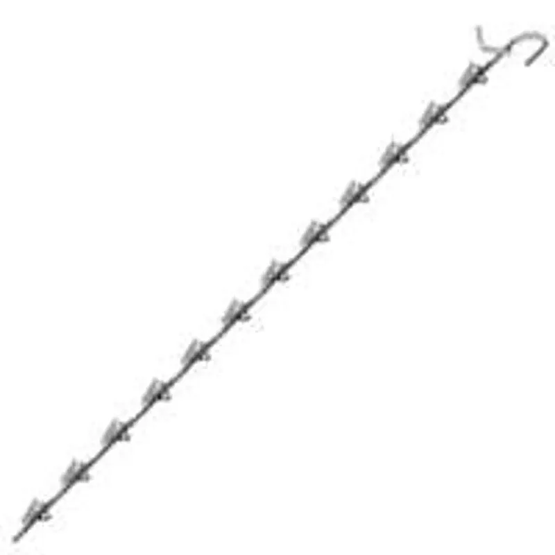 Southern Imperial R44-SWR-12 Wand Retailer, 12-Clip, Spring Steel, Gal