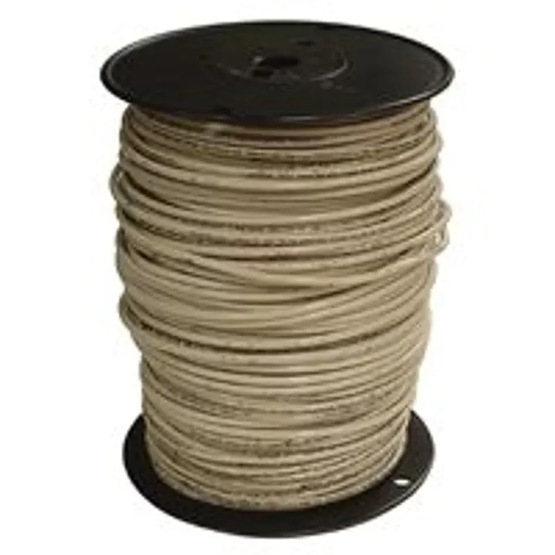 Southwire 10WHT-SOLX500 Series Building Wire, White Sheath, 10 AWG Wir