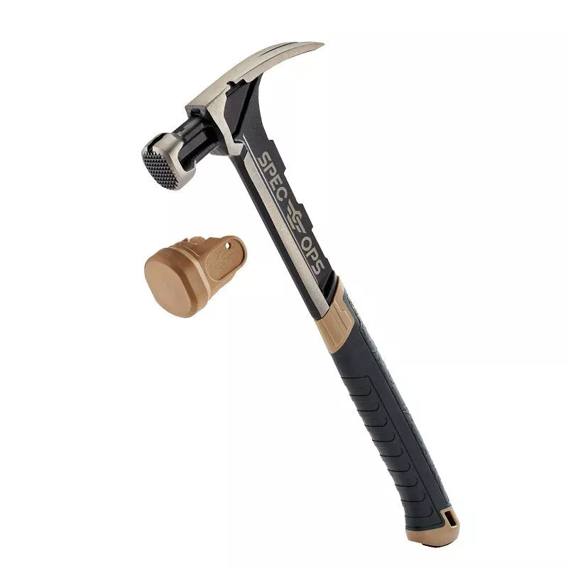 Spec Ops SPEC-M28CF-S Framing Hammer, 28 oz Head, Milled Face, Rip Cla