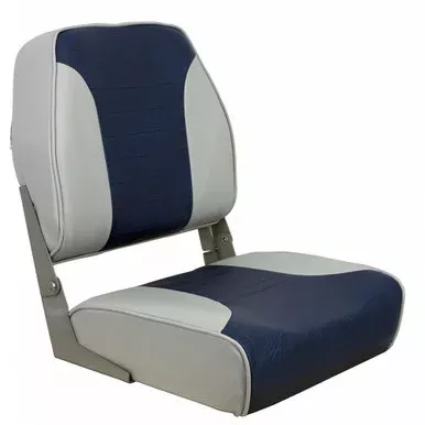 Springfield Economy Multi-Color Folding Seat – Grey/Blue
