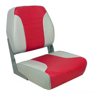 Springfield Economy Multi-Color Folding Seat – Grey/Red