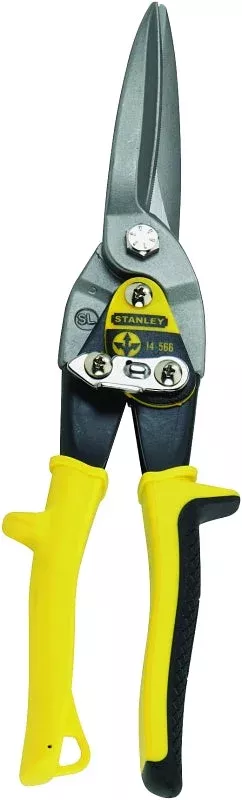STANLEY FMHT73561/14-566 Aviation Snip, 13 in OAL, 3-9/5 in L Cut, Str