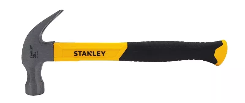 STANLEY STHT51539 Nail Hammer, 20 oz Head, Curved Claw Head, HCS Head,