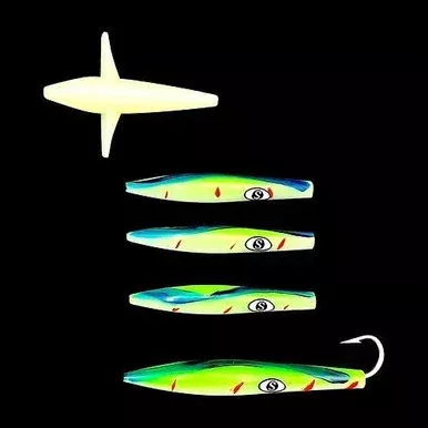 Sterling Tackle CedarFlex Chain w/ 7in CedarFlex Stinger – Lumo