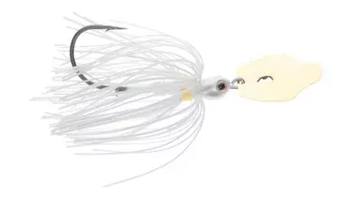 Strike King Thunder Cricket Gold Bladed Jig 3/8oz White