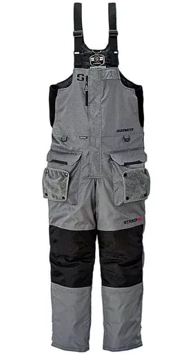 Striker Hardwater Bib – Gray – Small