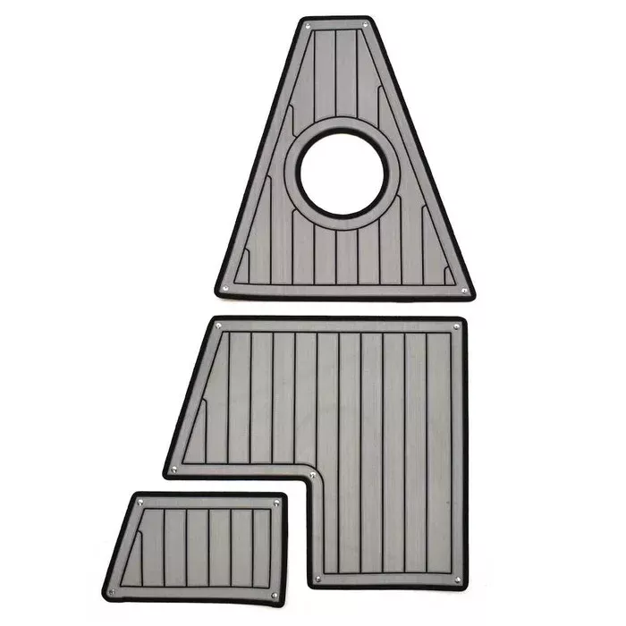 Striper Boat Non-Skid Cabin Mats 8138079 | 200WA Gray Black (Set of 3)