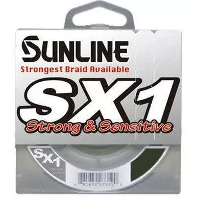 Sunline SX1 Braided Line – Deep Green – 10lb – 600yds