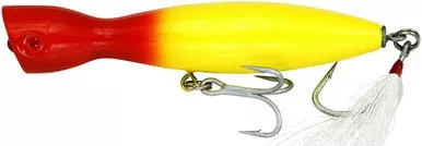 Super Strike PP6HW Little Neck Popper – X-Heavy – Red Head/Yellow