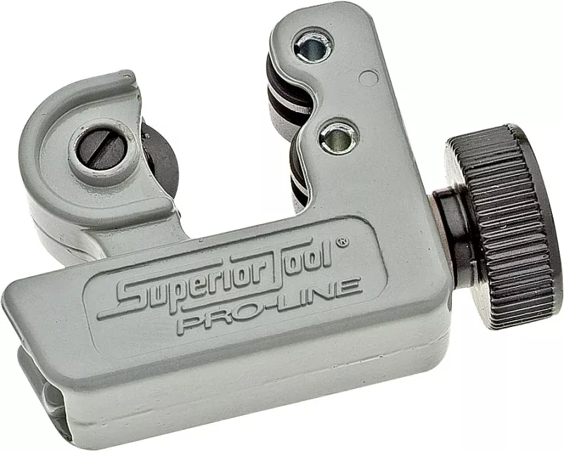 Superior Tool 35180 Mini Tubing Cutter, 1-1/8 in Max Pipe/Tube Dia, 1/