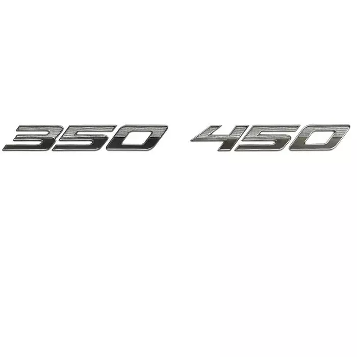 Supra Boat Raised Emblem Decal 30392-03 | 350 / 450 Chrome