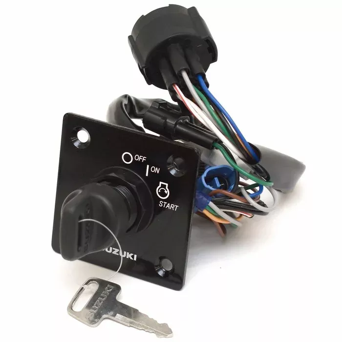 Suzuki Boat Ignition Switch Panel 37100-96J01 | w/ Warning Buzzer