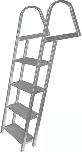 T.H. Marine 4-Stp Ladder Al W/Mntg Hdwe Ash