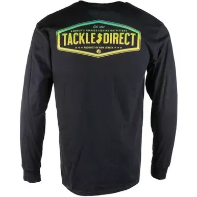 TackleDirect Dorado Badge Long Sleeve Shirt – Black – Small