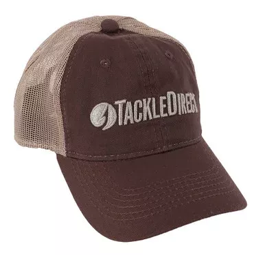 TackleDirect Logo Trucker Cap – Brown/Khaki