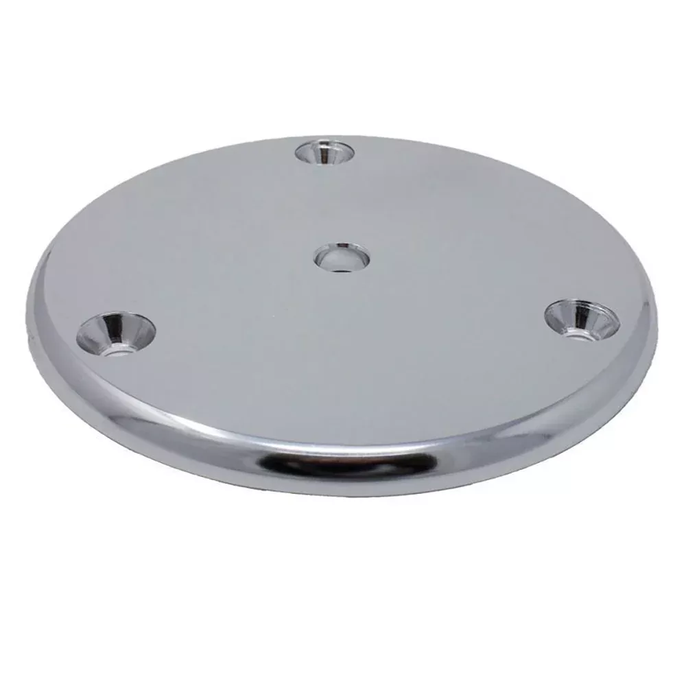 TACO Round Pad 3-Hole Mill Finish - 4-1/2" [F32-4345AEY]