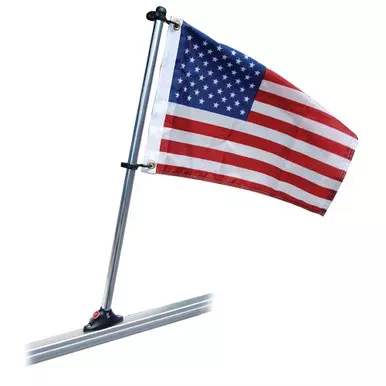 Taylor Made Pontoon 30″ Flag Pole Mount & 16″ x 24″ US Flag
