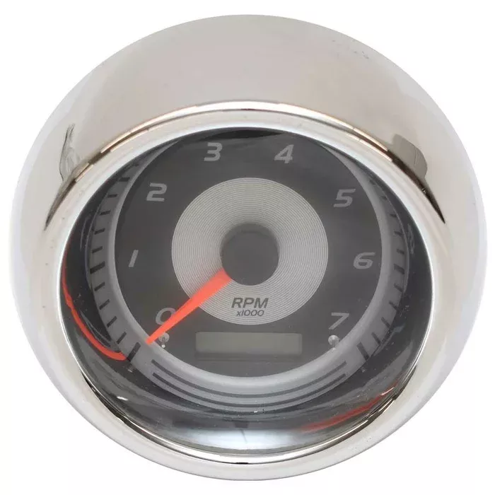 Teleflex Boat Tachometer Gauge 781739PDFB | w/ Bezel and Hour Meter