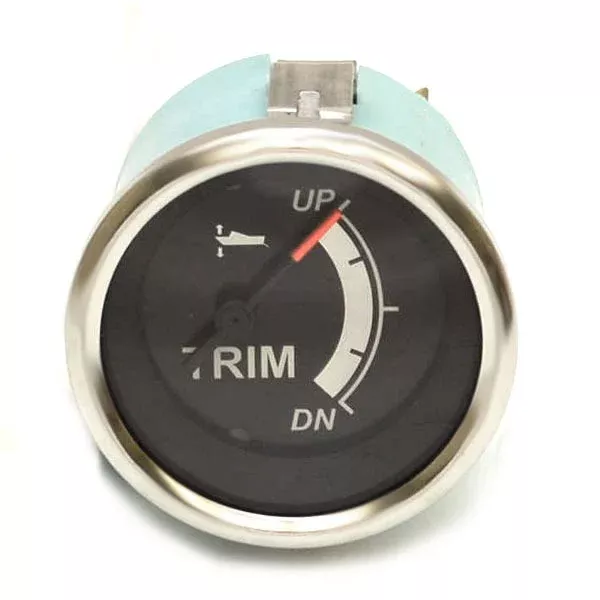 Teleflex Boat Trim Gauge 67023 | Mercury Sterling Black Series