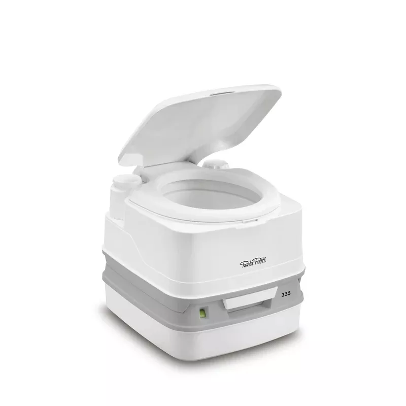Thetford Porta Potti 335 Portable Toilet w/ Hold-Down Kit (92828)