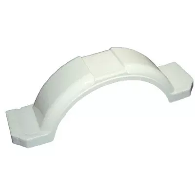 Tiedown Engineering Fender Plastic 14 White 44332