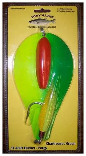 Tony Maja Adult Bunker/Porgy Spoons No. 4 Chartreuse