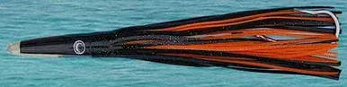 Tormenter Wahoo Dart – Rigged Black/Orange