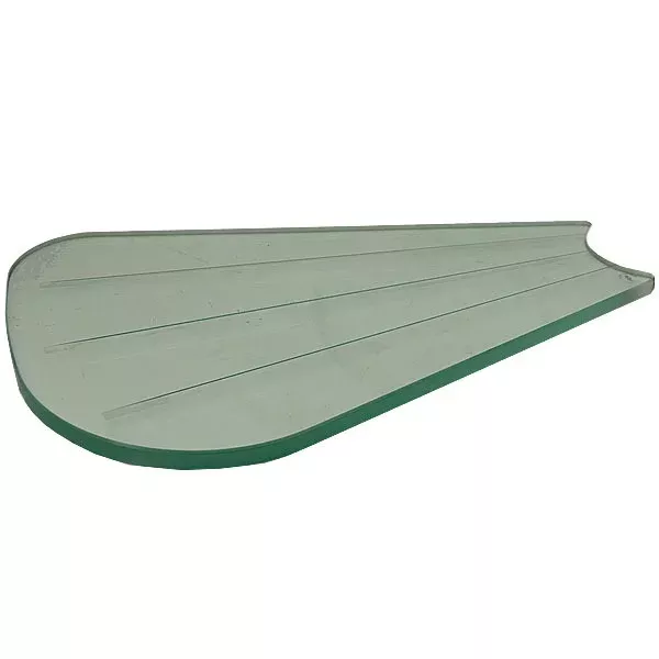 Trend Marine Boat Glass Step GL9700CL19 | 23 1/8 x 14 1/2 Inch Clear