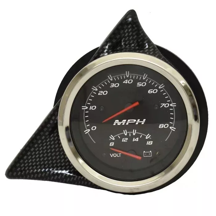 Triton Boat Multifunction Gauge 312366 | TRX Speedometer Volt w/ Panel