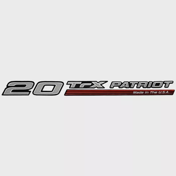 Triton Boat Raised Model Decal 302513 | Vinyl Emblem 20 TrX Patriot